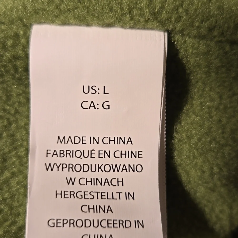 Rachel Zoe Shiny Green Fleece Lined Removeable Hood Back Pocket Dog Coat Sz L